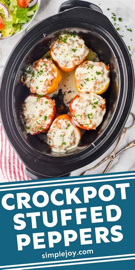 Crock Pot Stuffed Peppers Artofit