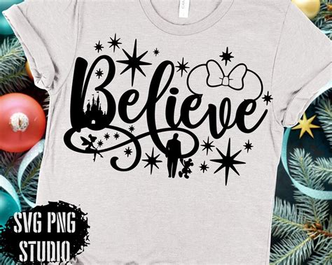 Believe In Magic Svg Inspired By Svg Png Sublimation Graphic Etsy