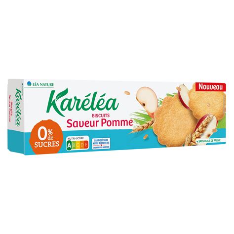 Karéléa biscuits pomme sans sucre ajouté La veille des innovations