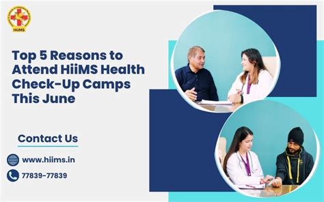 Top 5 Reasons To Attend Hiims Health Check Up Camps This June