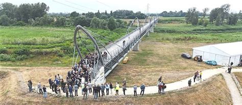 Ciclovia Del Reno Inaugurata La Condotta Idraulica Ponte Ciclopedonale