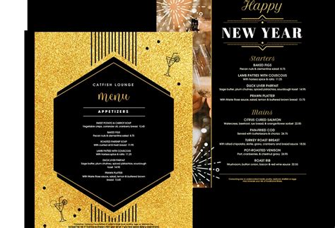 New Year S Eve Menu New Year S Eve Menu Template Musthavemenus