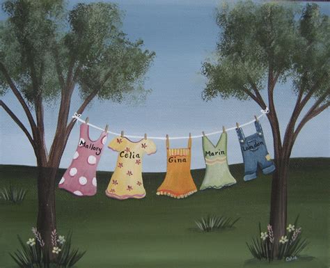 You're Art by Corie Kline: Clothesline Paintings Again!