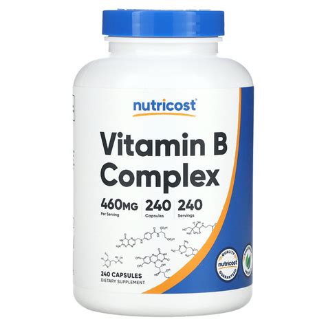 Nutricost Vitamin B Complex 240 Capsules