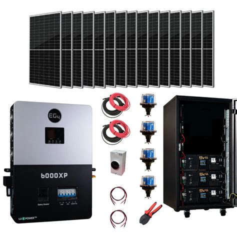 Eg4 Complete Off Grid Solar Kit Eg4 6000xp 8000w Pv Input 6000w Outp — Solar Guys Pro