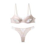 Sexy Eyelash Lace Bra Set Lingerie Embroidery Push Up Bra And Panty Set Td Mercado