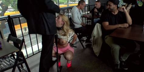 Big Tits Blonde Takes Dp In Public Bar Isabella Clark Tnaflix