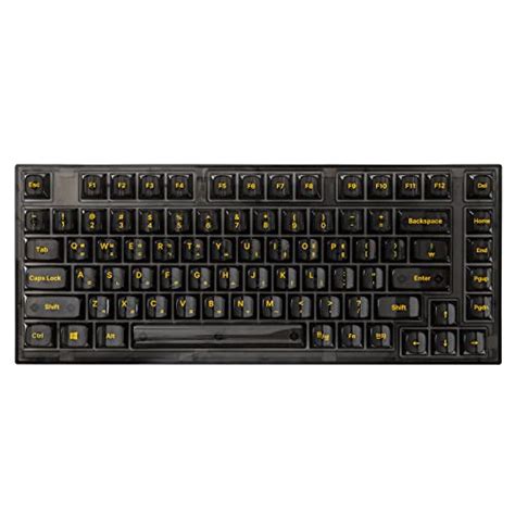 YUNZII X Key Hot Swappable Mechanical Keyboard With Transparent Keycaps Gasket Mount