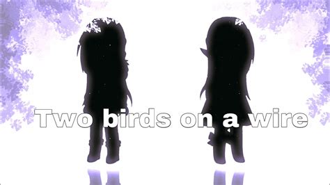 Two Birds On A Wire Gacha Club Animation Meme Youtube