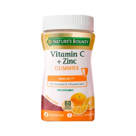 Nature S Bounty Vitamina C Zinc Gomitas