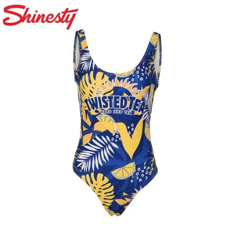 Shinesty Collab W Hawaiian One Piece Swimsuit Twisted Tea