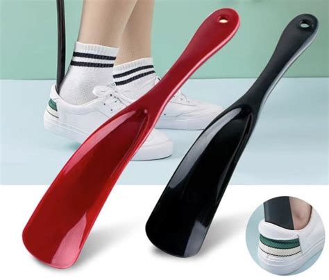 Professional Shoe Lifter 19cm Shoe Horns Plastic Shoe Horn Spoon Shape