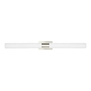 Perpetua Led Bathroom Vanity Light With End Caps Contemporary