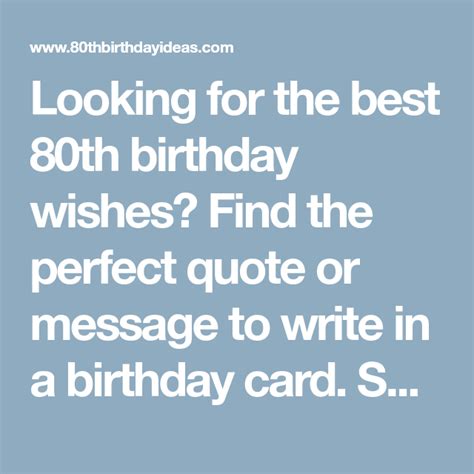 80th Birthday Wishes Perfect Messages And Quotes To Wish A Happy 80th