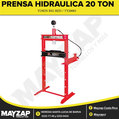 Prensa Hidraulica De Toneladas Marca Torin Big Red Ty Mayzap