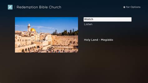 Redemption Bible Church Tv App Roku Channel Store Roku