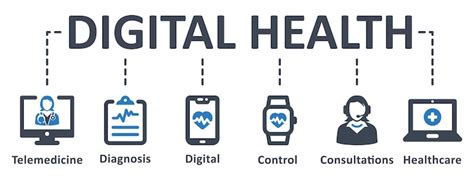 premium vector digital health infographic template design  icons