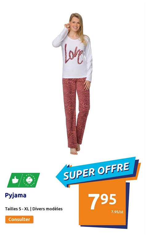 Promo Pyjama Chez Action ICatalogue Fr