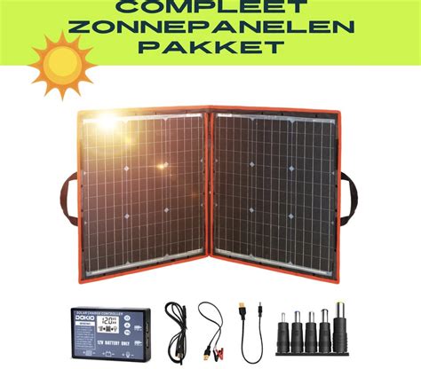 Zonnepanelen Compleet Pakket Draagbaar Zonnepanelen Pakket