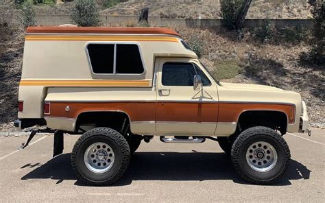 63k Camper 1976 Chevrolet Blazer Chalet Barn Finds