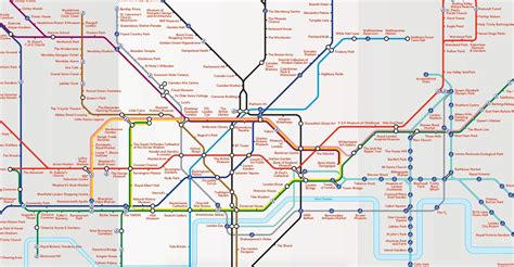 Printable London Tube Map With Attractions