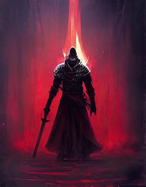 Premium Photo Dark Berserk Demon Knight Dark Fantasy Painting