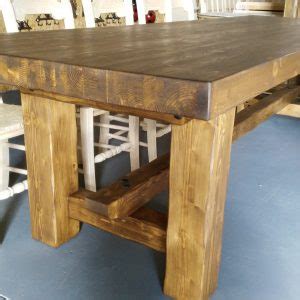 Mesa Para Exterior De Madera Tratada RUSTICOS Y MADERA