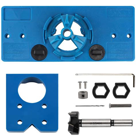 EFUTURETIME Gabarit De Percage Charniere 35mm Invisible Guide De