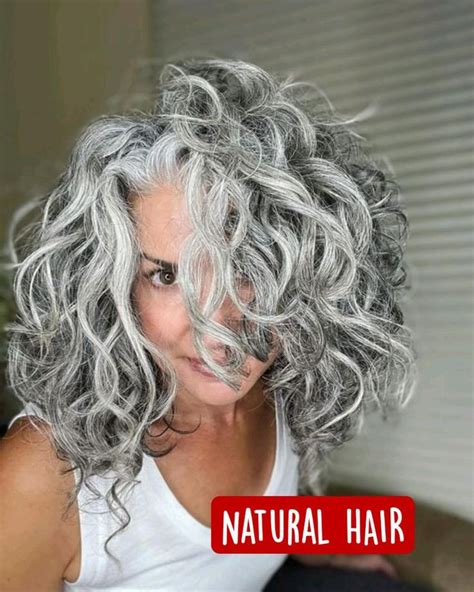 Natural Hair Cortes De Cabelo Encaracolado Luzes Cabelo Grisalho