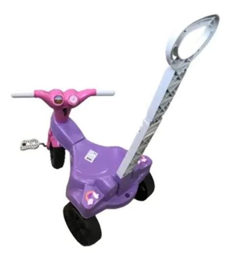 Triciclo Veloc Pede Velotrol Infantil Unic Rnio Empurrador Kepler