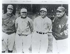 Ty Cobb Lou Gehrig Babe Ruth Tris Speaker X Photo Photographic Images