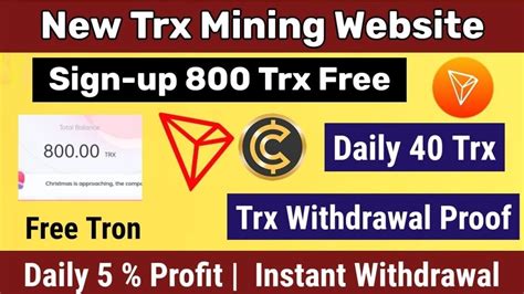 Best Tron Trx Cloud Mining Site Trx Todays New Site Trx Mining