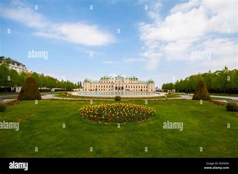 Belvedere palace Vienna Austria Stock Photo - Alamy