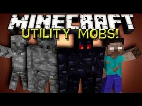 Minecraft Utility Mobs Mod Showcase Youtube