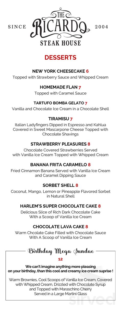 A new international branch is opening for Ricardo's steakhouse 22