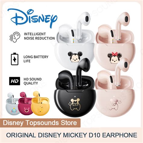 Fone De Ouvido Disney Mickey E Minnie Bluetooth Shopee Brasil