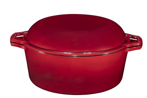 Bruntmor Quarts Non Stick Enameled Cast Iron Round Dutch Oven