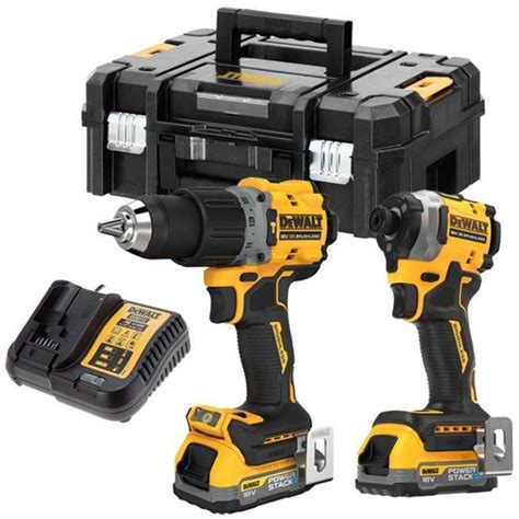 Set DeWalt DCK2050E2T DCD805 Si DCF850 Powerstack TSTAK II