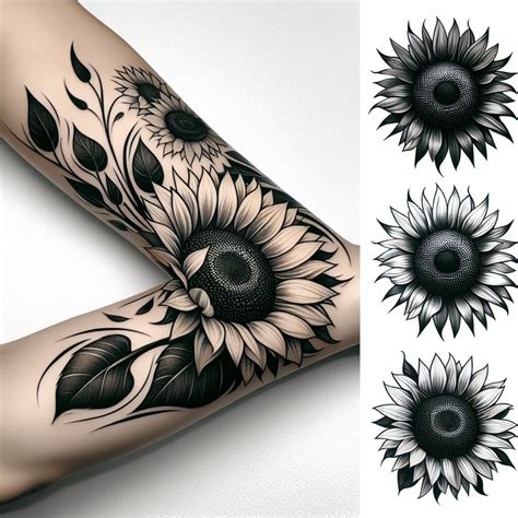 sunflower tattoo sleeve ideas vibrant designs symbolic meanings