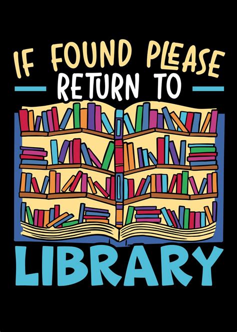 Please Return To Library Poster Picture Metal Print Paint By Nao