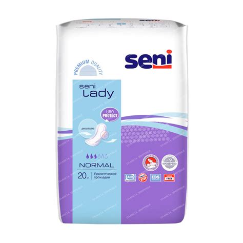 SENI LADY normal Прокладки урологические 20 шт – сеть аптек Планета ...