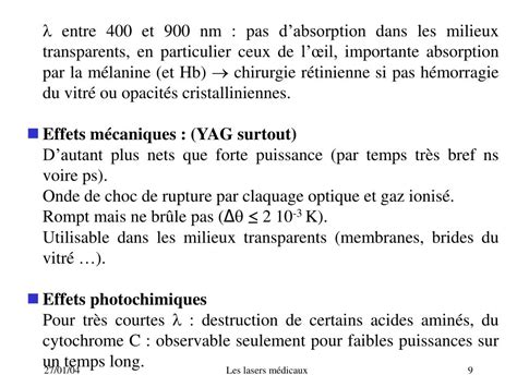 Ppt Lasers Médicaux Powerpoint Presentation Free Download Id 1024290