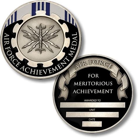 Air Force Achievement Medal Coin - Engravable