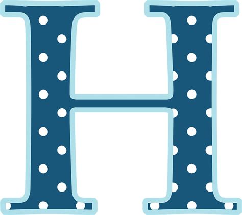 Letter H Free Vector Clipart Images On Creazilla