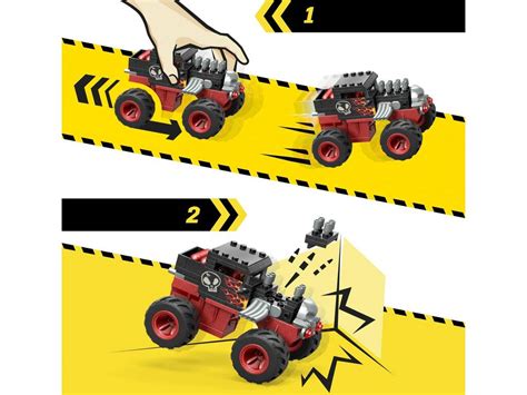 Acheter Mega Hot Wheels Monster Trucks Bone Shaker Crash Track Mattel HKF Juguetilandia