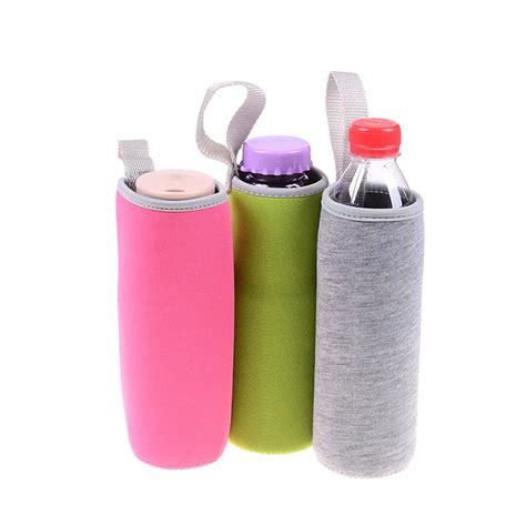 Insulated Neoprene Water Bottle Sleeve With Rope Water Bottles Bag