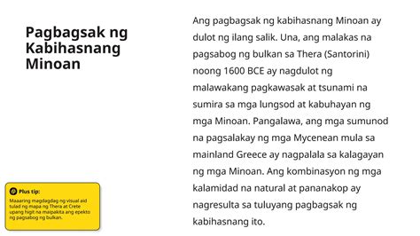 Ap 8 Q2 1 Wk1 Nasusuri Ang Kabihasnang Minoan Mycenean At Kabihasnang