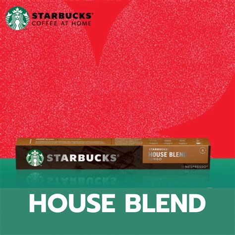 Starbucks® House Blend By Nespresso® Medium Roast Coffee Capsules Sleeve Of 10 Th