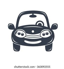 Car Icon Front View Stock Vector (Royalty Free) 363092555 | Shutterstock