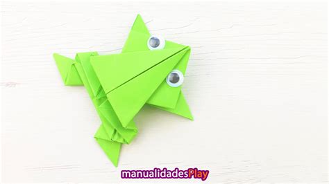 Unleash Dynamic Leaps Crafting The Rana Saltarina De Papel Origami